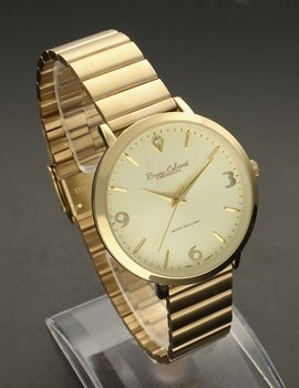 Zegarek damski na złotej bransolecie Bruno Calvani BC3354 GOLD. Koperta nie zawiera niklu i innych pierwiastków szkodliwych dla zdrowia. Wykorzystanie wysokiej jakości stali w deklu (dolna część zegarka) gwarantuje, że  (5).jpg